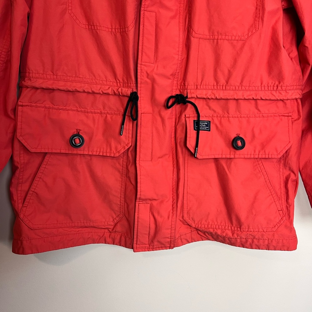 Abercrombie & Fitch Survival Parka Full Zip Jacket Size Small✨ - Picture 4 of 8